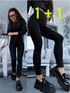 THERMO leggings "PERFECT BODY LM819" - BLACK PRE-ORDER